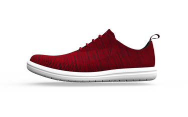 Red on White
